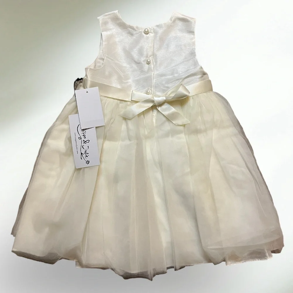 Pastourelle Ballerina A-Line Dress with Diaper Cover 24 months